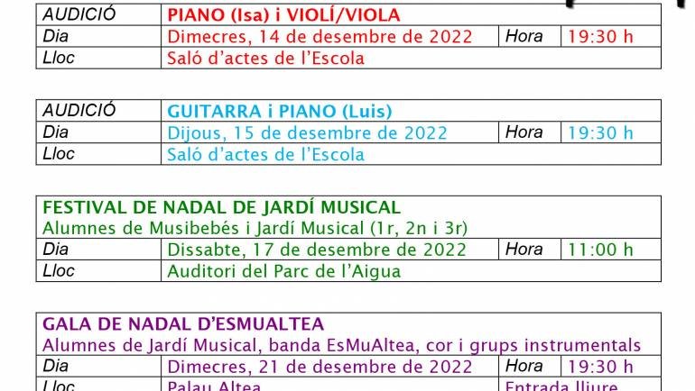 Audiciones 1º trim. 22/23